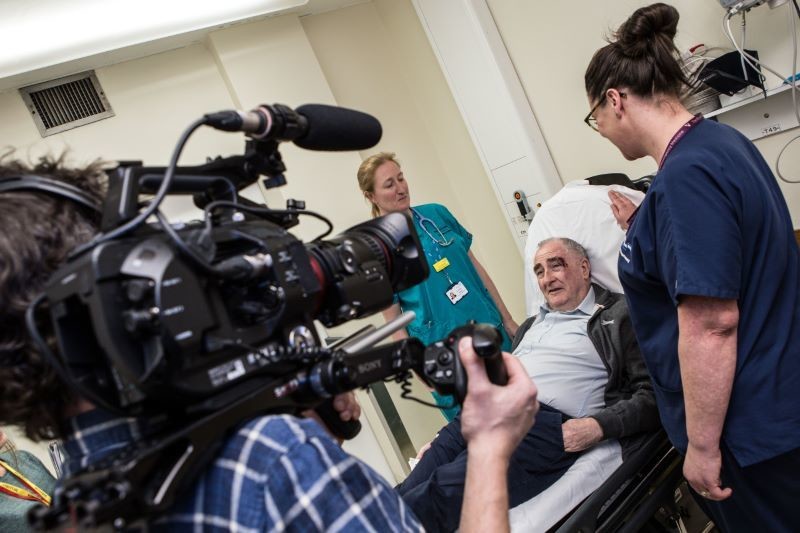 Other image for Cameras rolling at hospital
